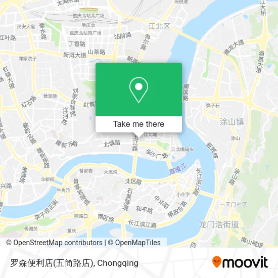 罗森便利店(五简路店) map