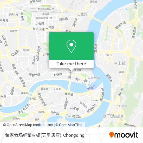 荣家牧场鲜菜火锅(五里店店) map
