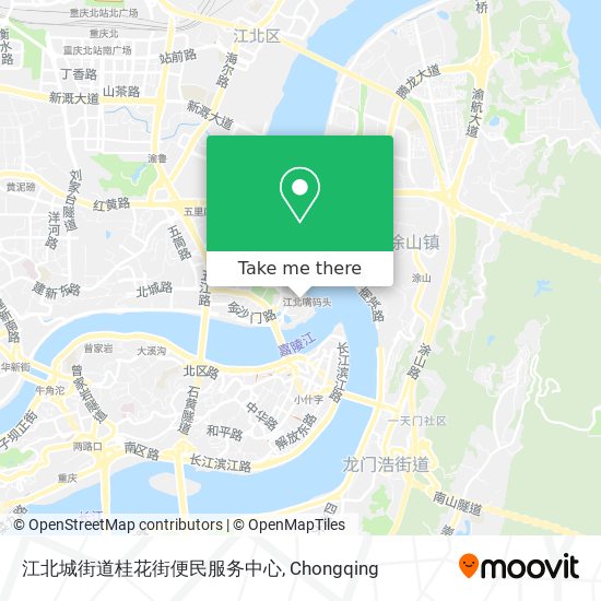 江北城街道桂花街便民服务中心 map