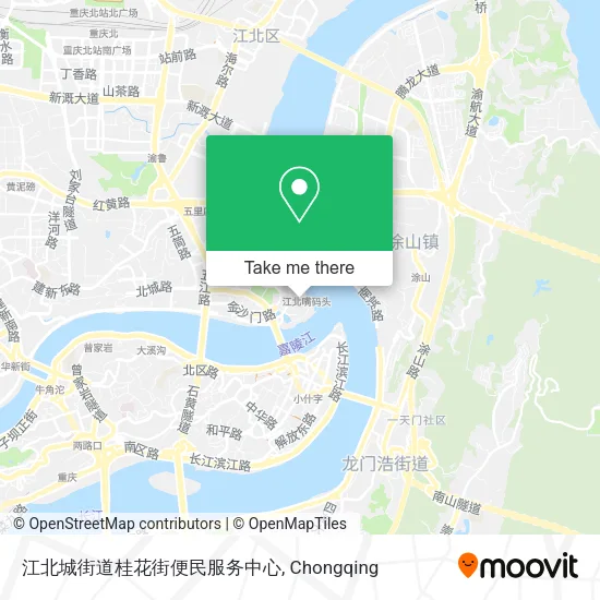 江北城街道桂花街便民服务中心 map