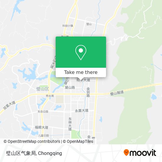 璧山区气象局 map