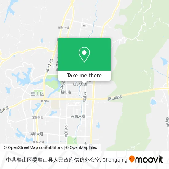 中共璧山区委璧山县人民政府信访办公室 map