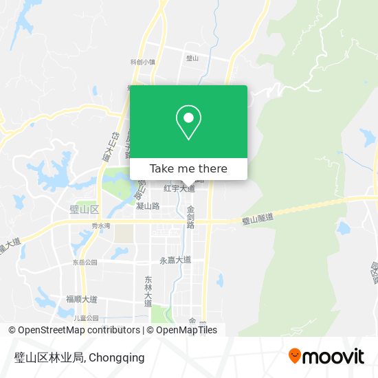 璧山区林业局 map