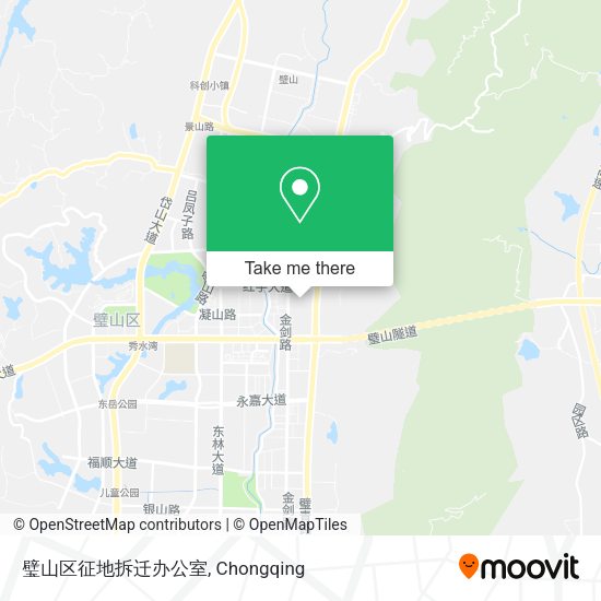 璧山区征地拆迁办公室 map