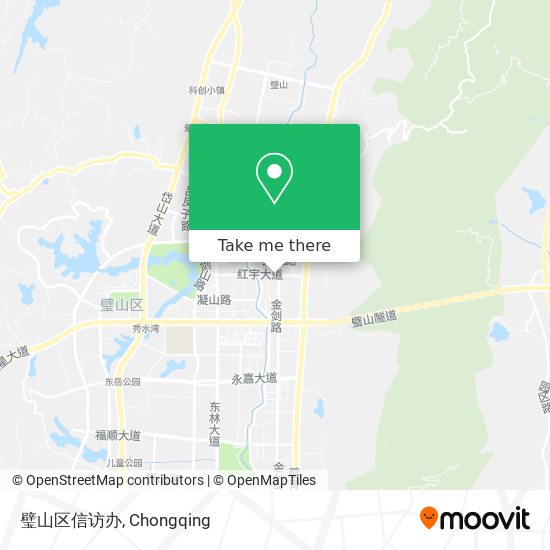 璧山区信访办 map