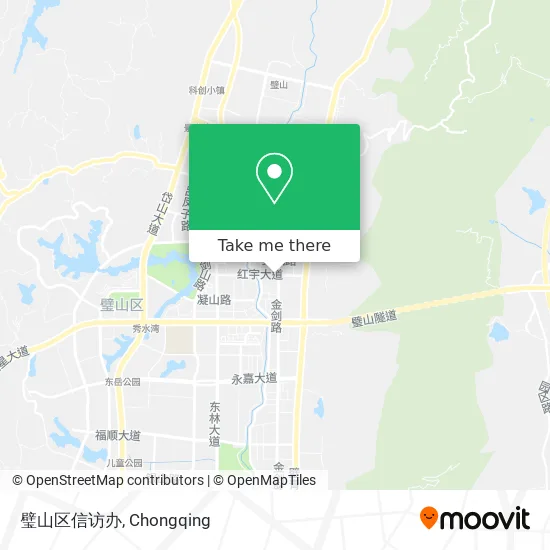 璧山区信访办 map