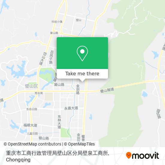 重庆市工商行政管理局壁山区分局壁泉工商所 map