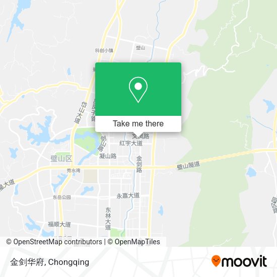 金剑华府 map