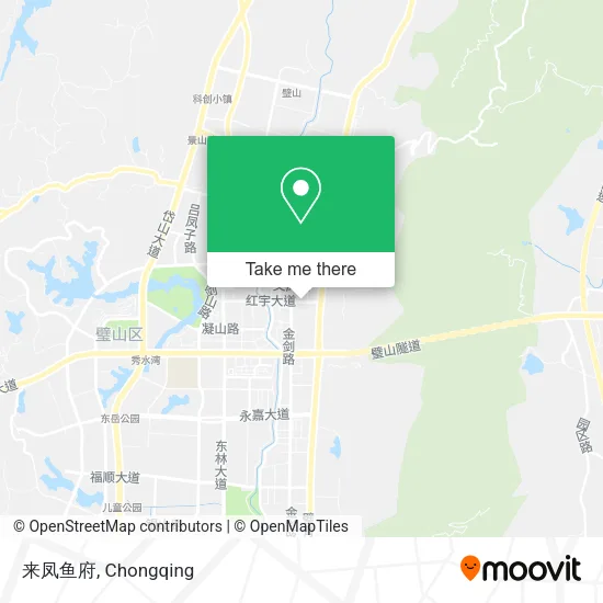 来凤鱼府 map