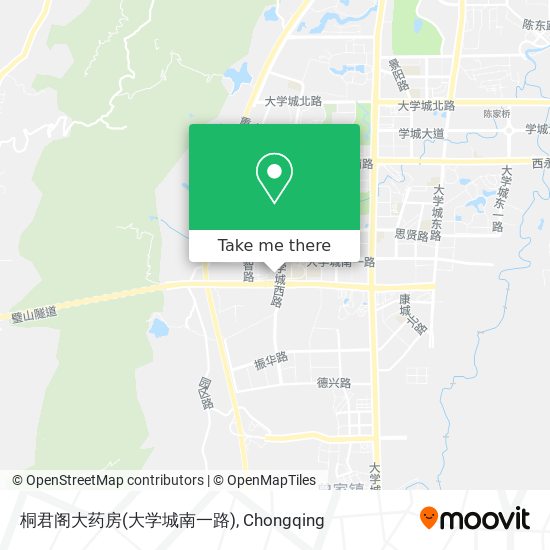 桐君阁大药房(大学城南一路) map