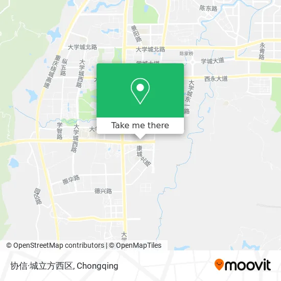 协信·城立方西区 map