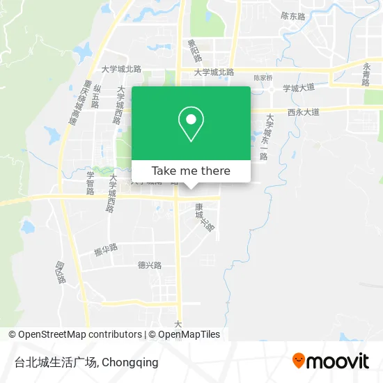 台北城生活广场 map
