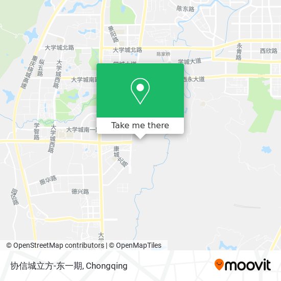 协信城立方-东一期 map