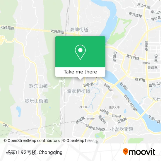杨家山92号楼 map