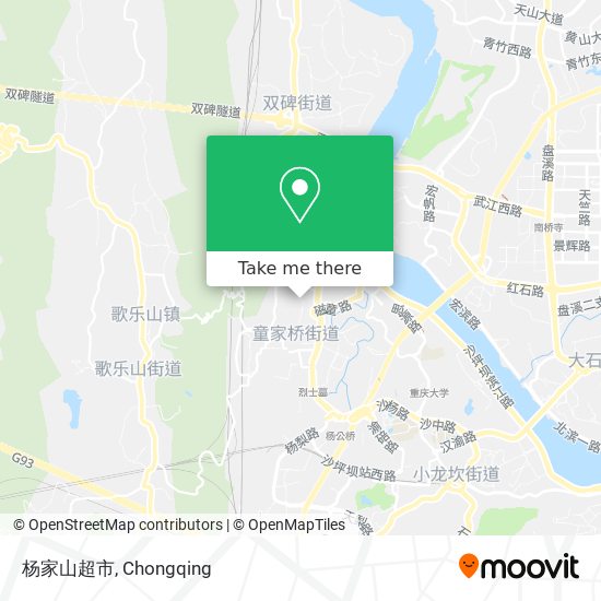 杨家山超市 map