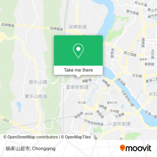 杨家山超市 map