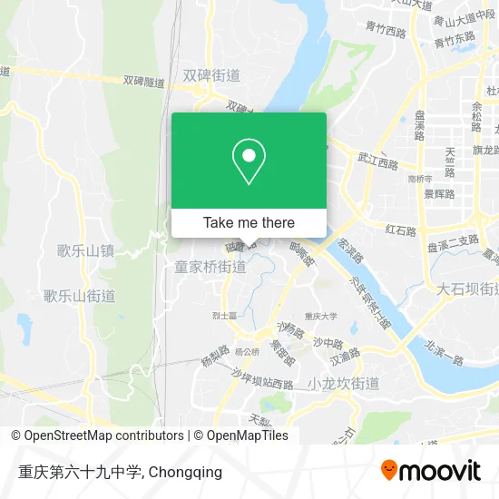 重庆第六十九中学 map