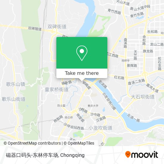 磁器口码头-东林停车场 map