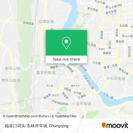 磁器口码头-东林停车场 map