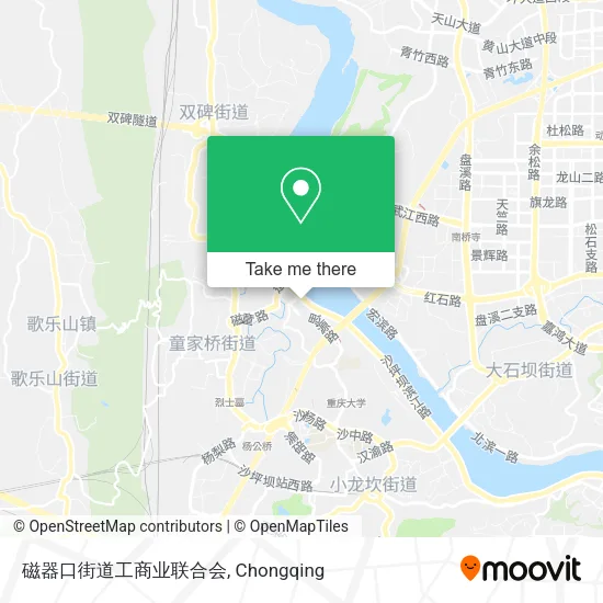 磁器口街道工商业联合会 map