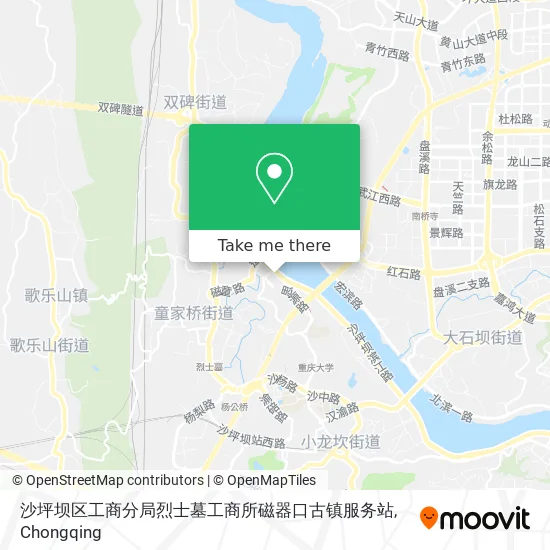 沙坪坝区工商分局烈士墓工商所磁器口古镇服务站 map