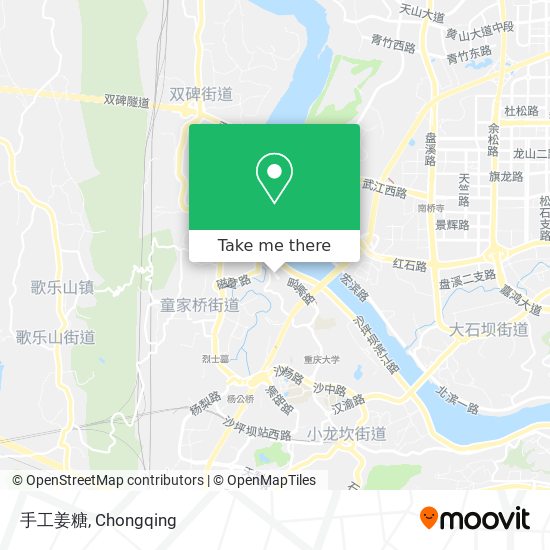 手工姜糖 map