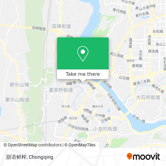 甜语鲜榨 map