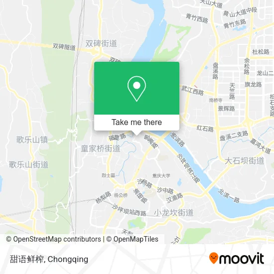 甜语鲜榨 map