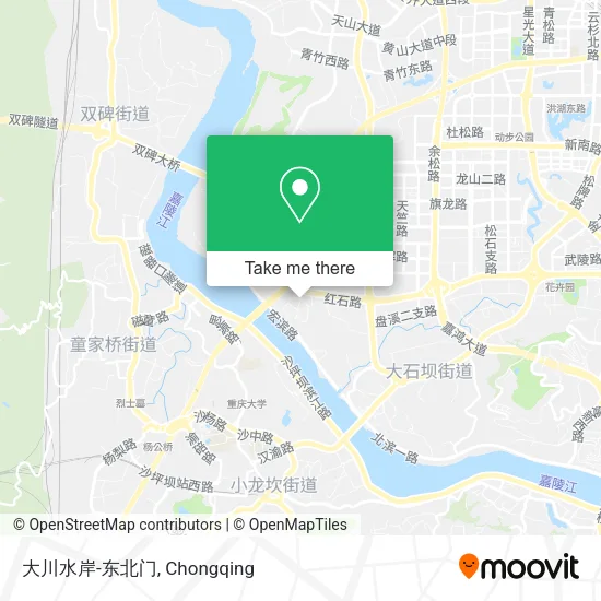大川水岸-东北门 map