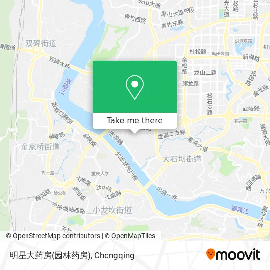 明星大药房(园林药房) map