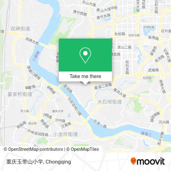 重庆玉带山小学 map