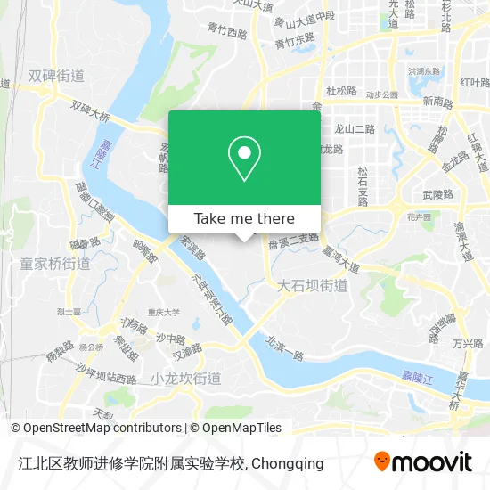江北区教师进修学院附属实验学校 map