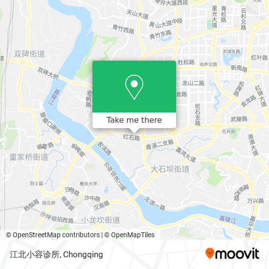 江北小容诊所 map