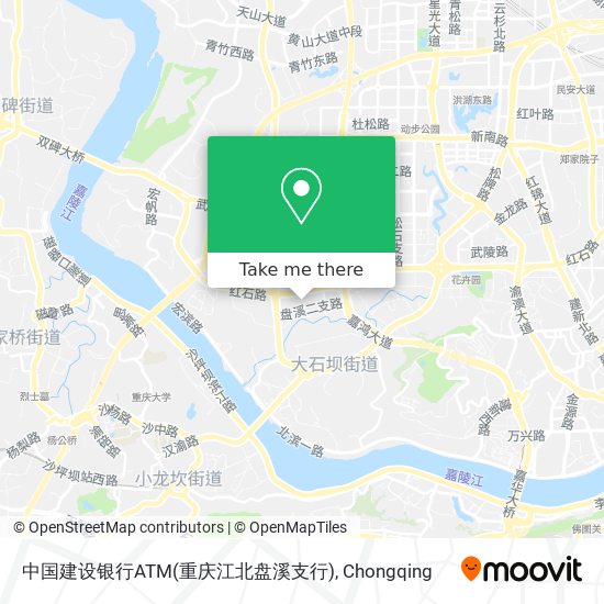 中国建设银行ATM(重庆江北盘溪支行) map