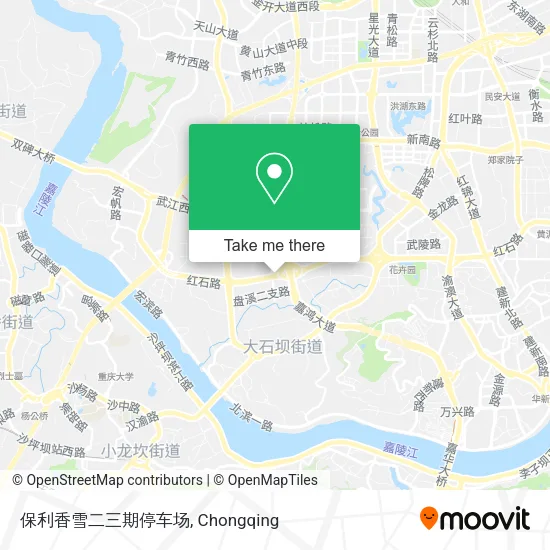 保利香雪二三期停车场 map