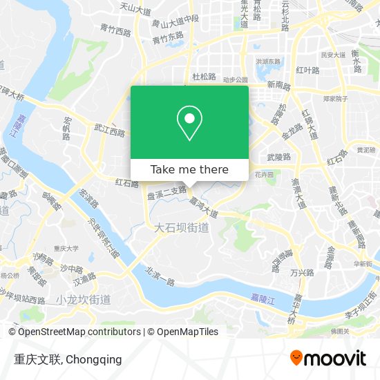 重庆文联 map