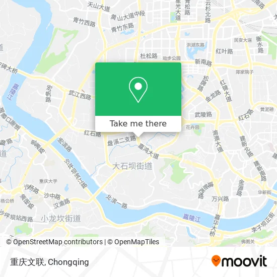重庆文联 map