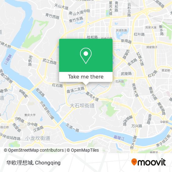 华欧理想城 map