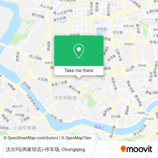 沃尔玛(冉家坝店)-停车场 map