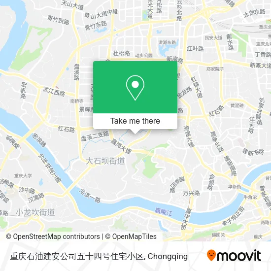 重庆石油建安公司五十四号住宅小区 map