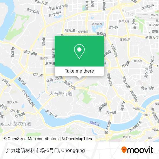 奔力建筑材料市场-5号门 map