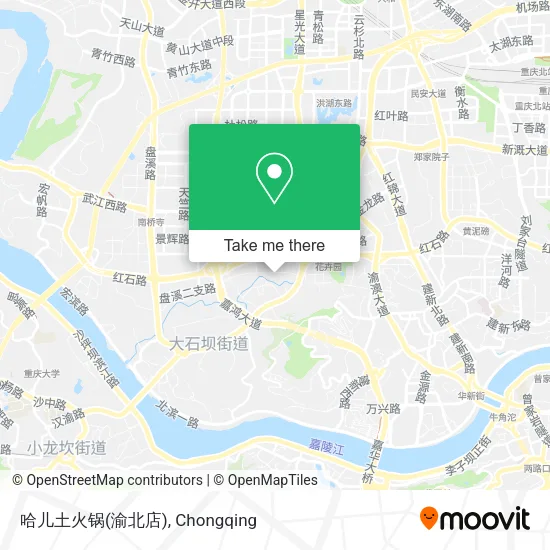 哈儿土火锅(渝北店) map