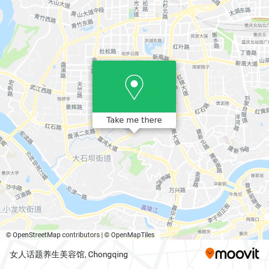 女人话题养生美容馆 map