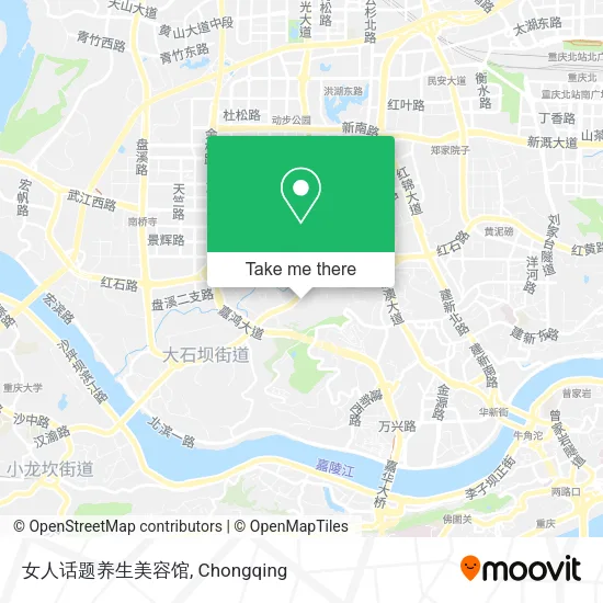 女人话题养生美容馆 map