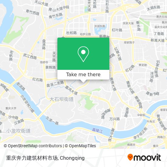 重庆奔力建筑材料市场 map