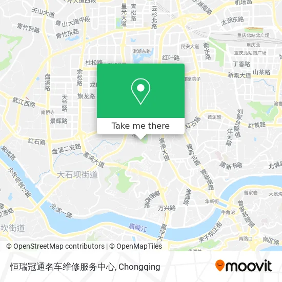 恒瑞冠通名车维修服务中心 map
