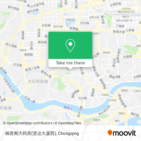 桐君阁大药房(贤达大厦西) map