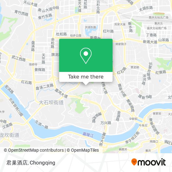 君巢酒店 map