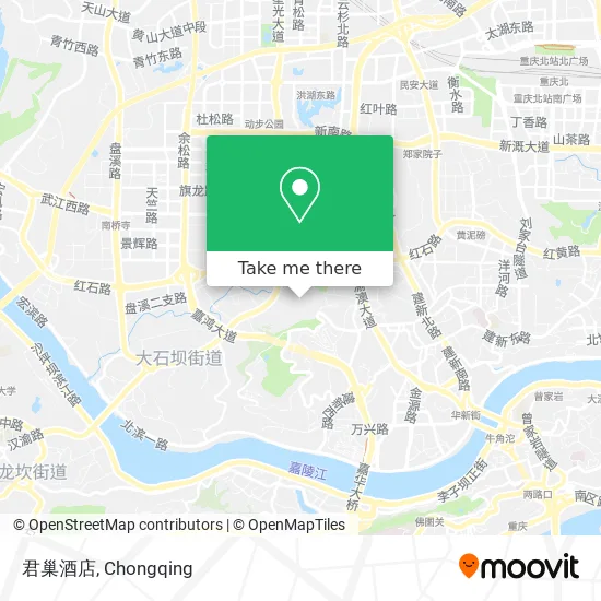 君巢酒店 map