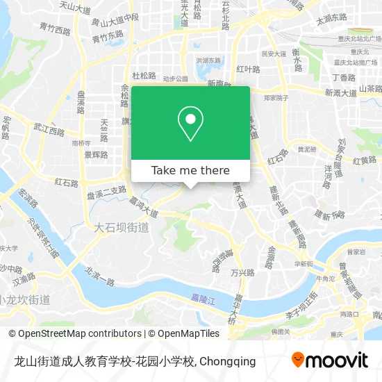 龙山街道成人教育学校-花园小学校 map